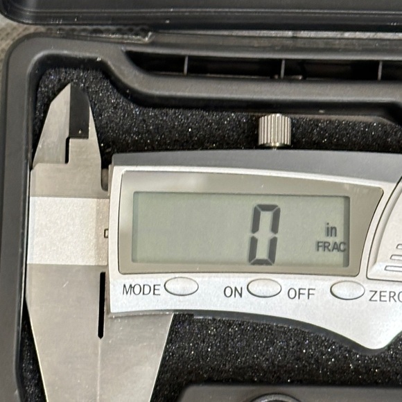 General Stainless Steel Digital Caliper in Black Hard Case Caliper NWOT - Picture 5 of 16